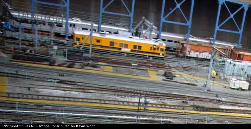 Sperry Rail Service railcar 129 at New York Penn Station